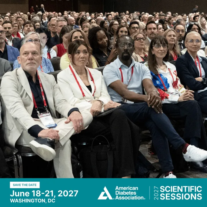 Photograph: Diverse audience at an ADA Scientific Sessions conference.