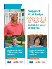 Support that helps you manage your diabetes digital ad