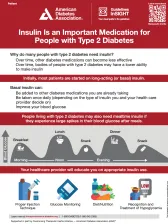 Insulin is an important medication for people with type 2 diabetes
