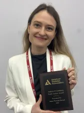 Anna Nowak-Szwed, MD, winner of 2026 Andrew Goldberg Award