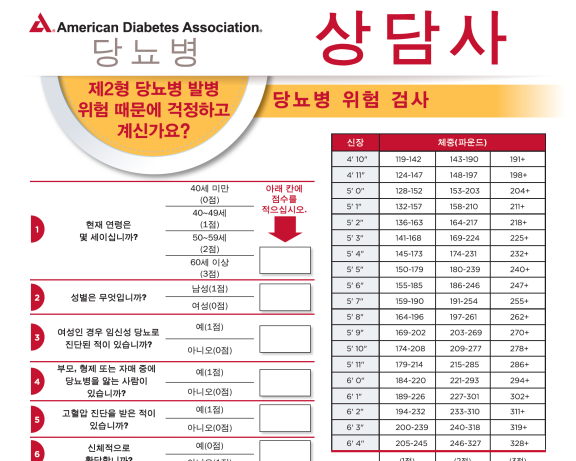 Korean words and charts