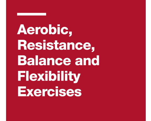 aerobic resistance balance flexibility exercises