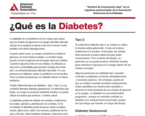 What is Diabetes Spanish