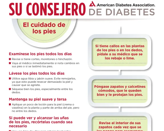 Taking care of your feet Spanish