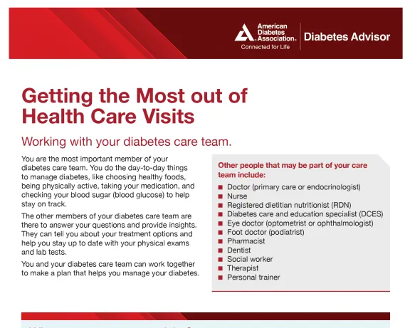 Getting the most out of health care visits