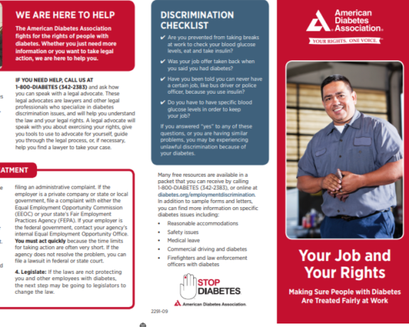 your-job-your-rights-american-diabetes-association