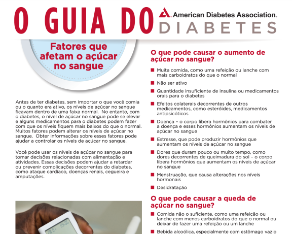 Factors affecting blood glucose in Portuguese