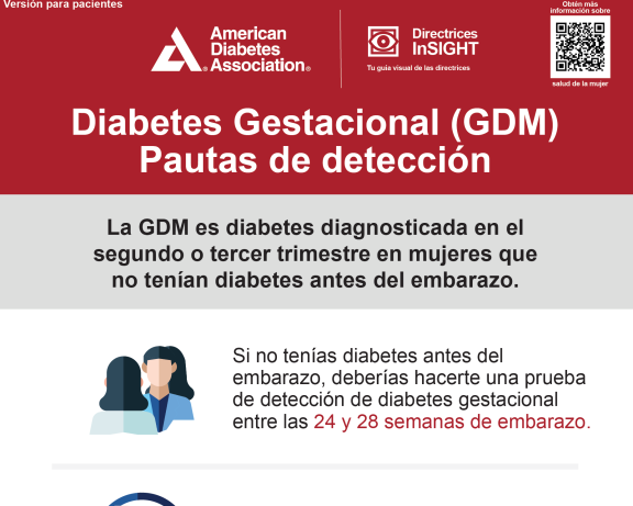 Diabetes Gestacional (GDM) Pautas de detección pacientes – 2024
