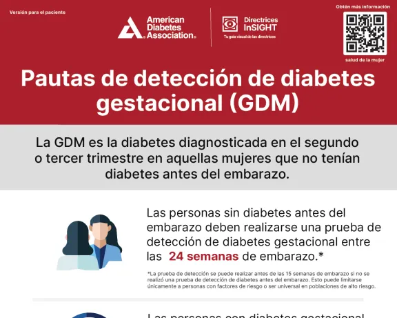 Pautas de detección de diabetes gestacional (GDM)—pacientes