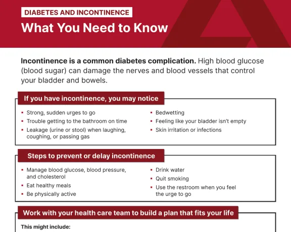Diabetes and Incontinence: What You Need to Know