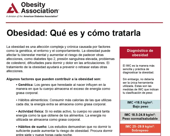 Obesidad: que es y como tratarla
