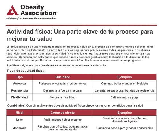 actividad fisica: una parte clave de to proceso para mejorar tu salud