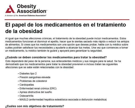 El papel de los medicamentos en el tratamiento de la obesidad