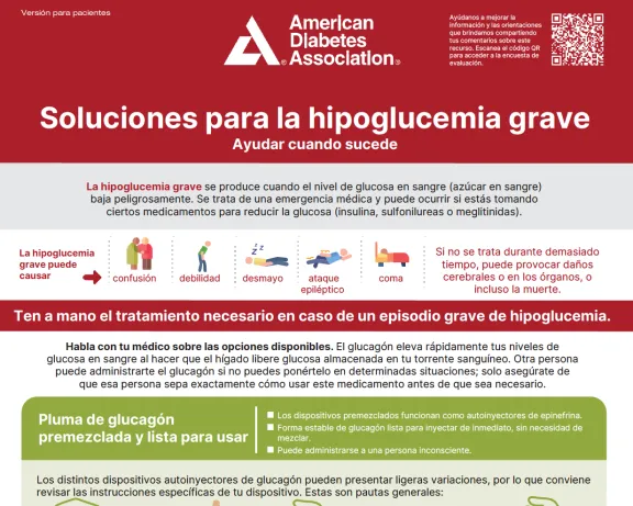 Soluciones para la hipoglucemia grave