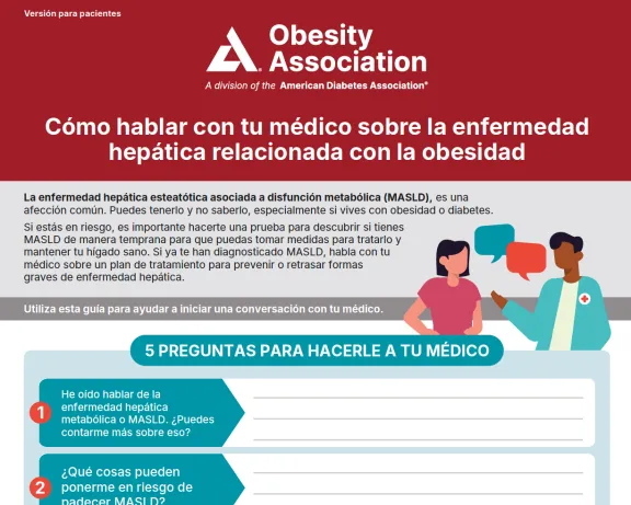 Como hablar con to medico sobre la enfermedad hepatica relacionada con la obesidad