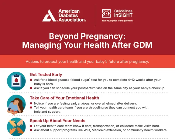 Beyond Pregnancy: Managing Your Health After GDM infographic about 