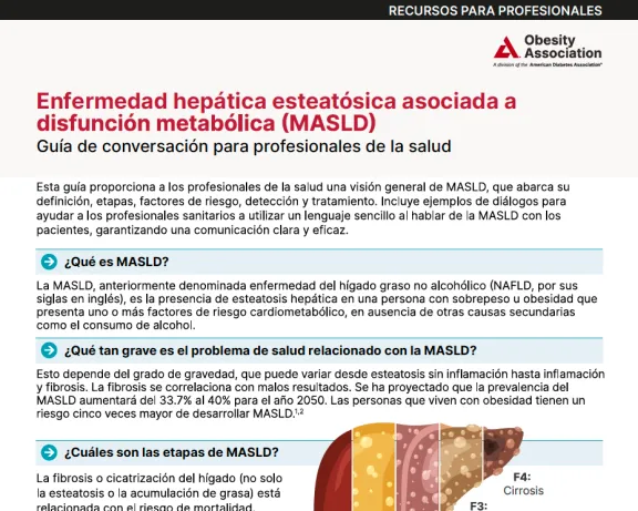 Graphic: Liver progression showing healthy, F1-F4 fibrosis (cirrhosis), and hepatocellular carcinoma. Spanish
