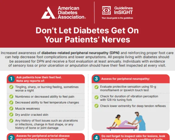 Infographic: Don't Let Diabetes Get On Your Patients' Nerves.