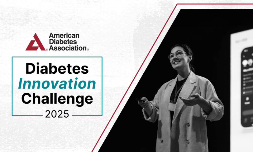 Researcher presenting at ADA Diabetes Innovation Challenge