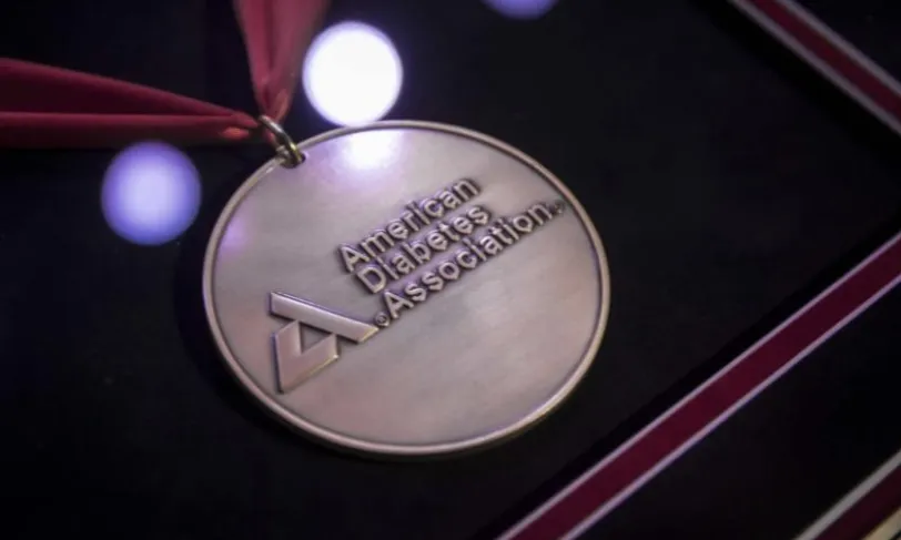pewter American Diabetes Association award medal for scientific achievement