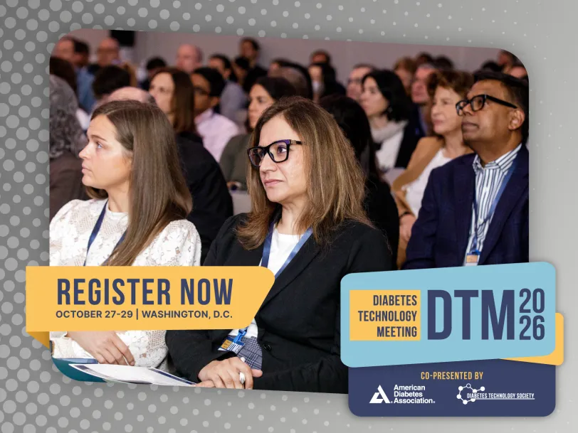 Register Now for the Diabetes Technology meeting
