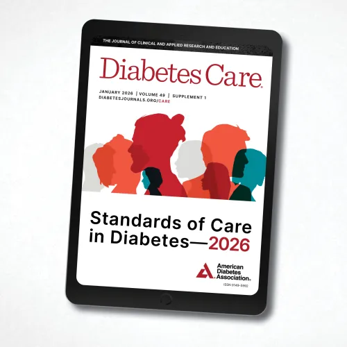 Diabetes Care Journal Cover Standards of Care in Diabetes 2026