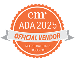 CMR ADA 2025 Official Vendor Registration and Housing logo